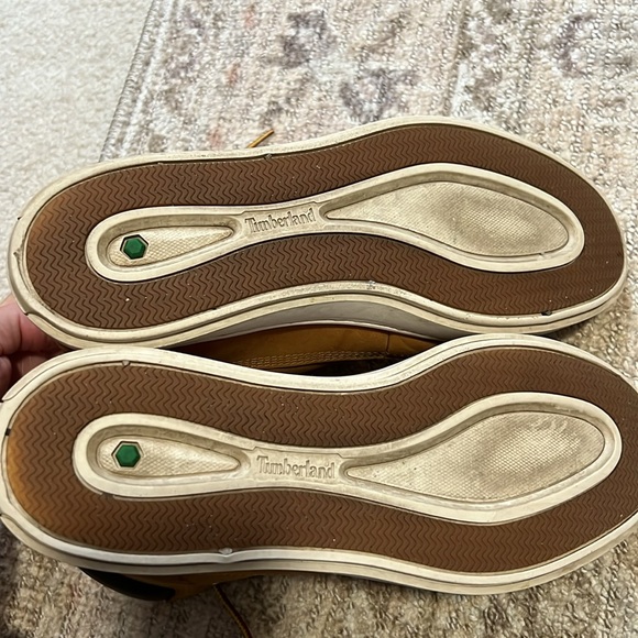 Woman’s Wheat/Nubuck Lace Up Timberland Boots Size 8.5 - Picture 5 of 7